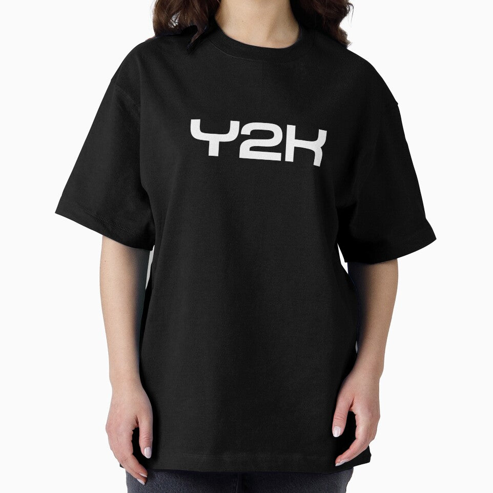 Retro-Modern Y2K Lettering - Bold Geometric Typography in Black & White by JohnnyVillas