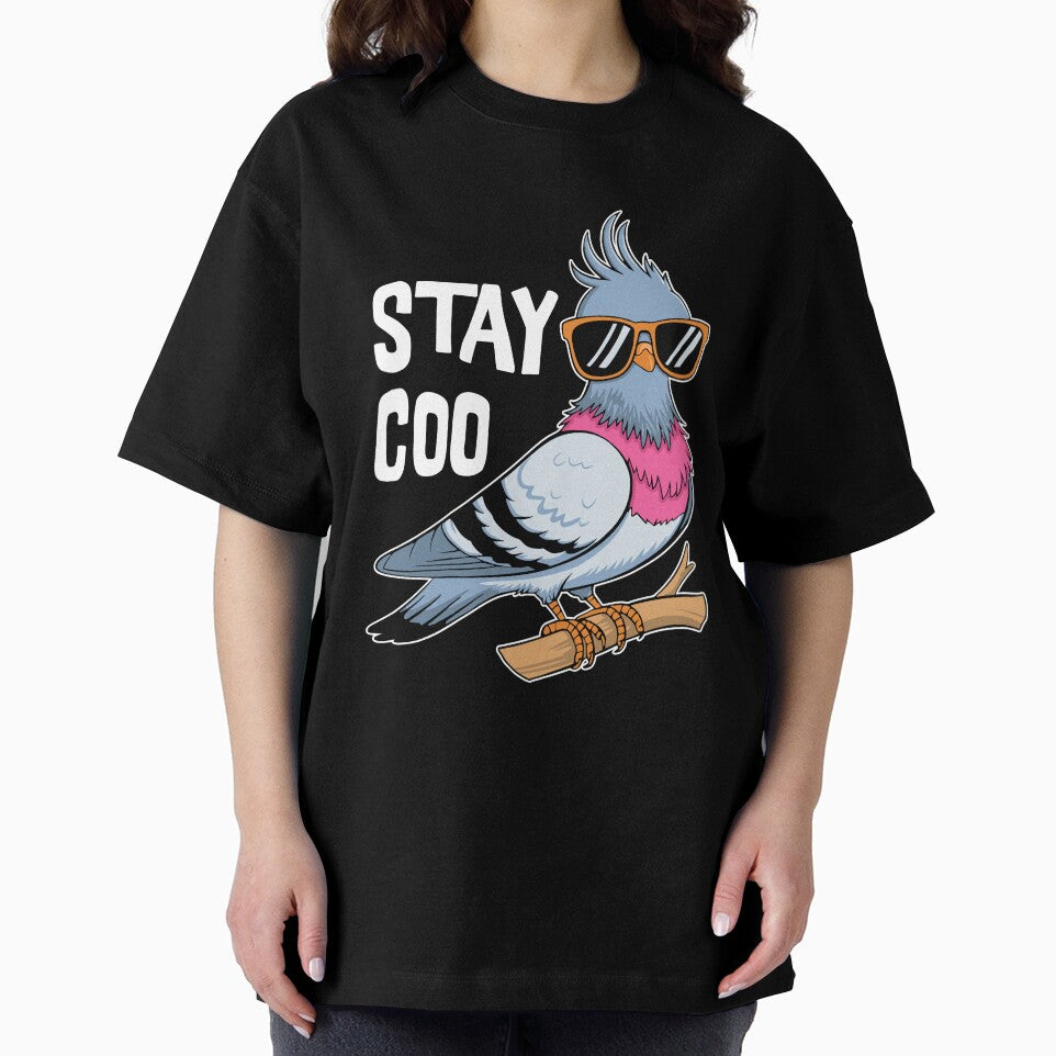 Stay Coo! Cute Pigeon Pun by PMCreative