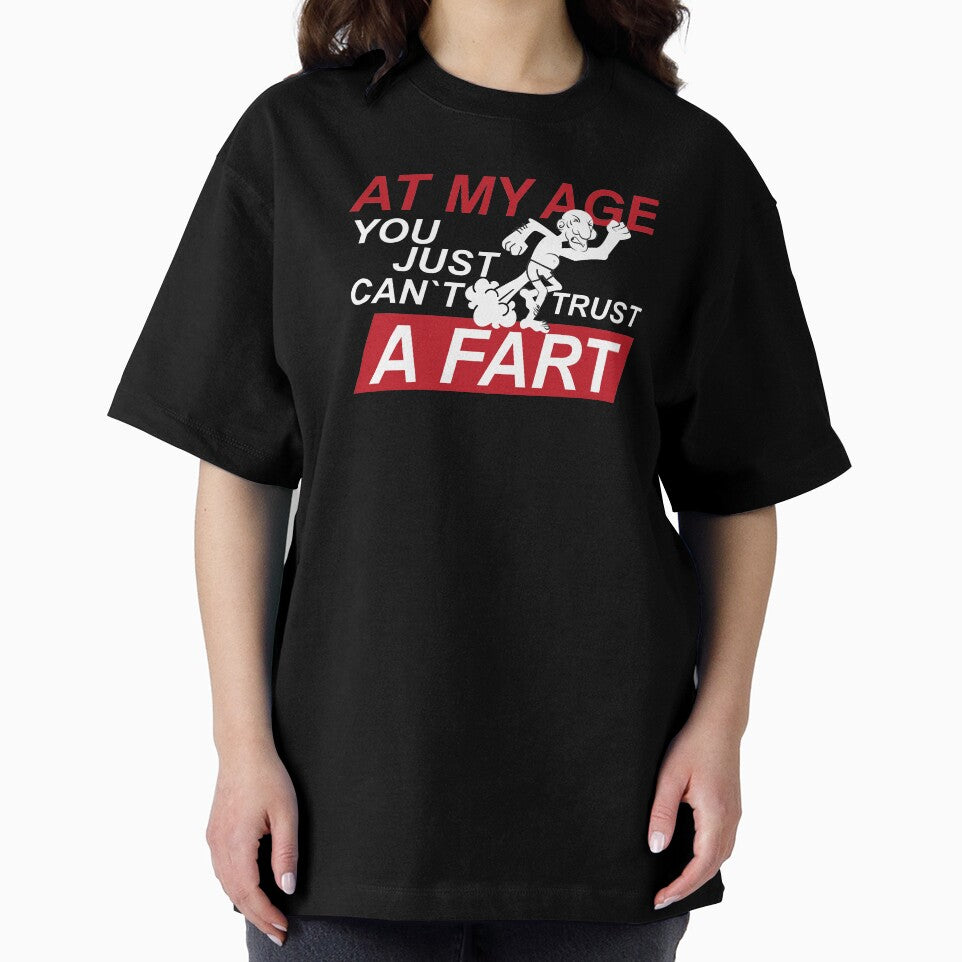 Old Man Fart Joke design | Can't Trust a Fart | Funny Tee by Lisbob