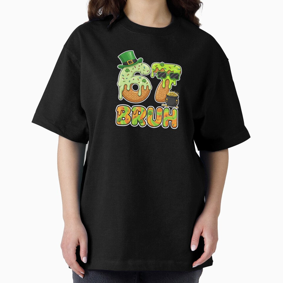 Bruh 67 Meme Six Seven For Kids Boys Girls St Patricks Day by scottygrindz