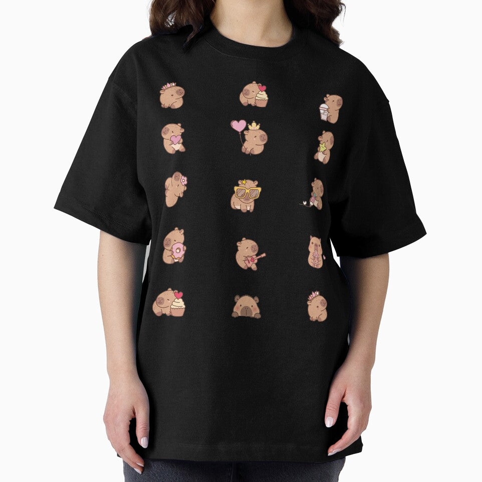 Kawaii Capybara, Capybara Kawaii by graphic-genie