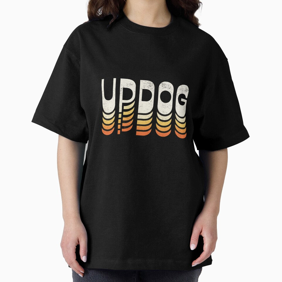Updog Funny Meme Retro Vintage Stripe Humor by ZEtexaxe