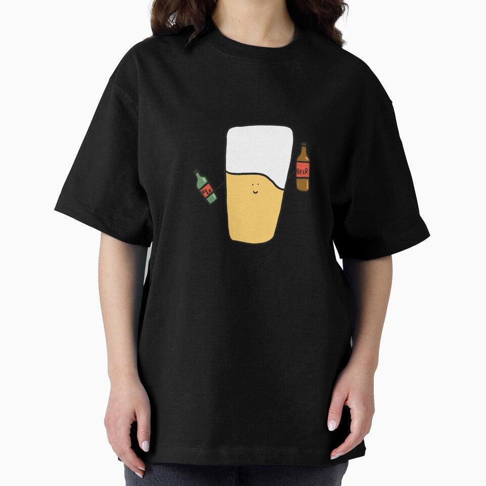 Mr. Beer Cute Anime Drink Gift Logo Character T Shirt Japanese Kawaii by Marinaaa010