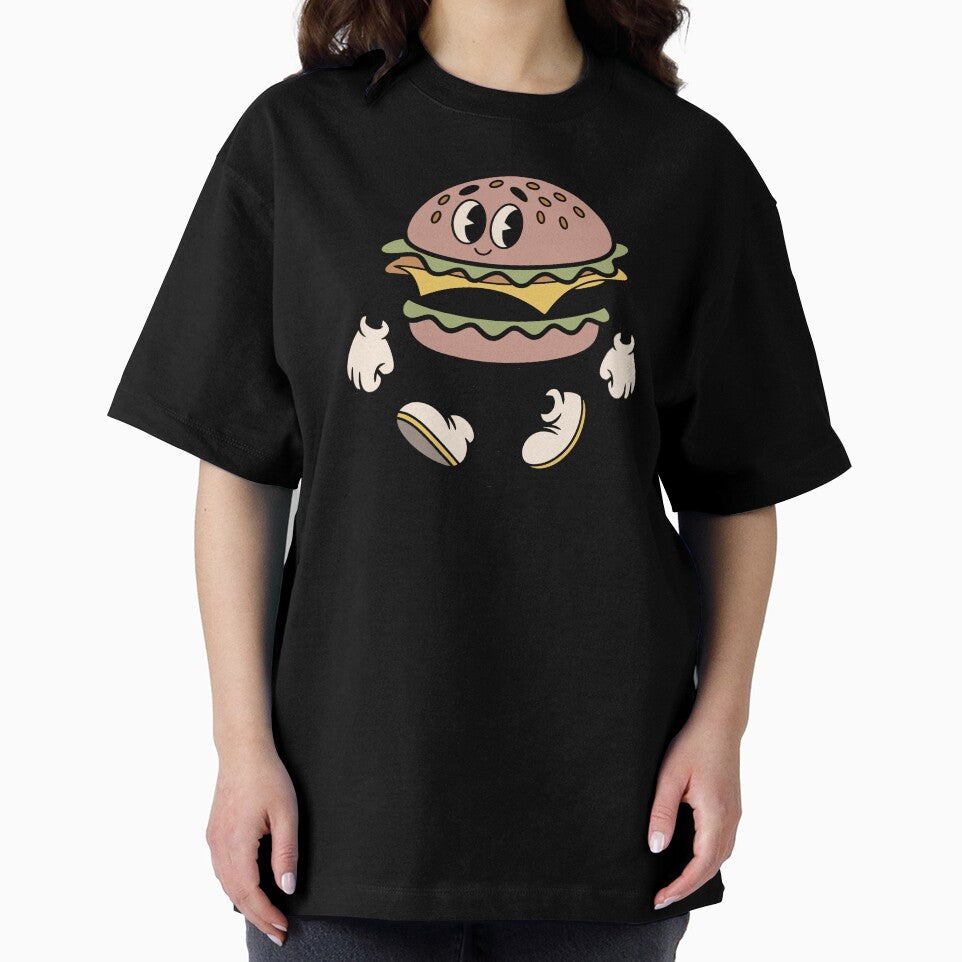 Retro Cartoon Burger by thirdattemptt