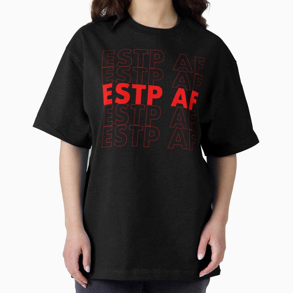 ESTP AF Red Personality MBTI Funny Shirt by FanaticTee