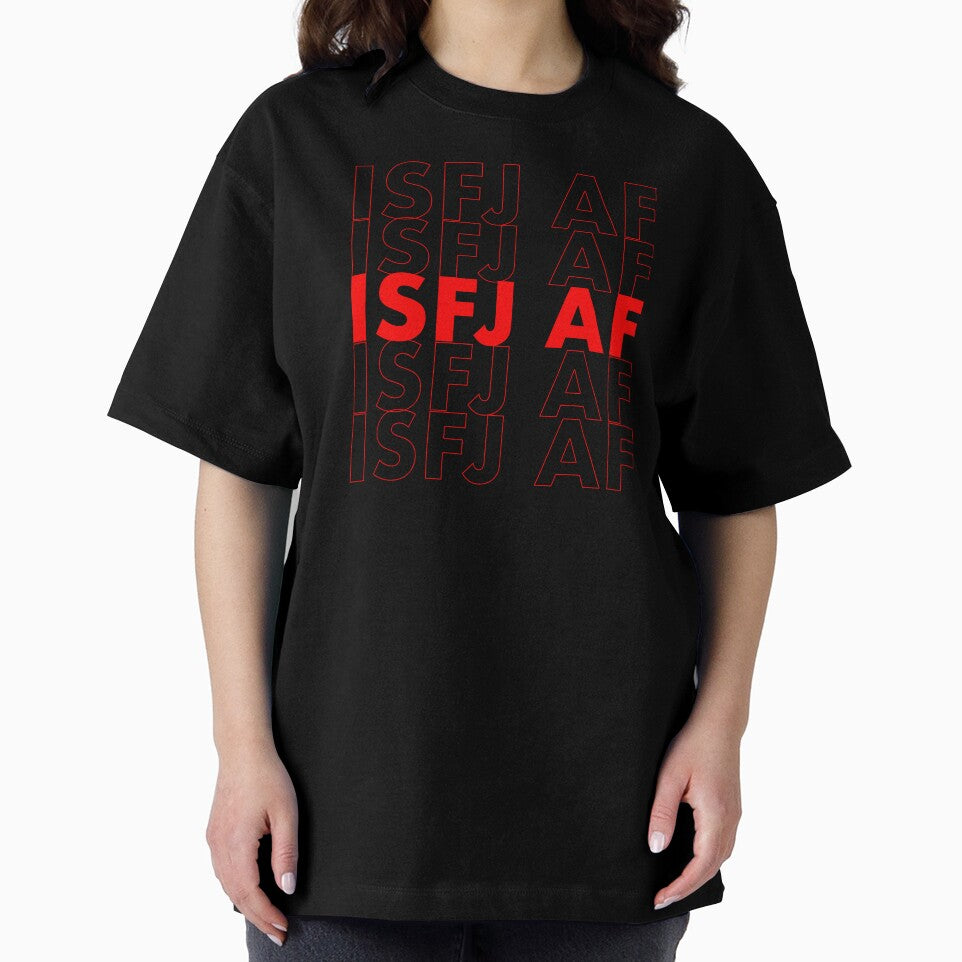 ISFJ AF Red Personality MBTI Funny Shirt by FanaticTee