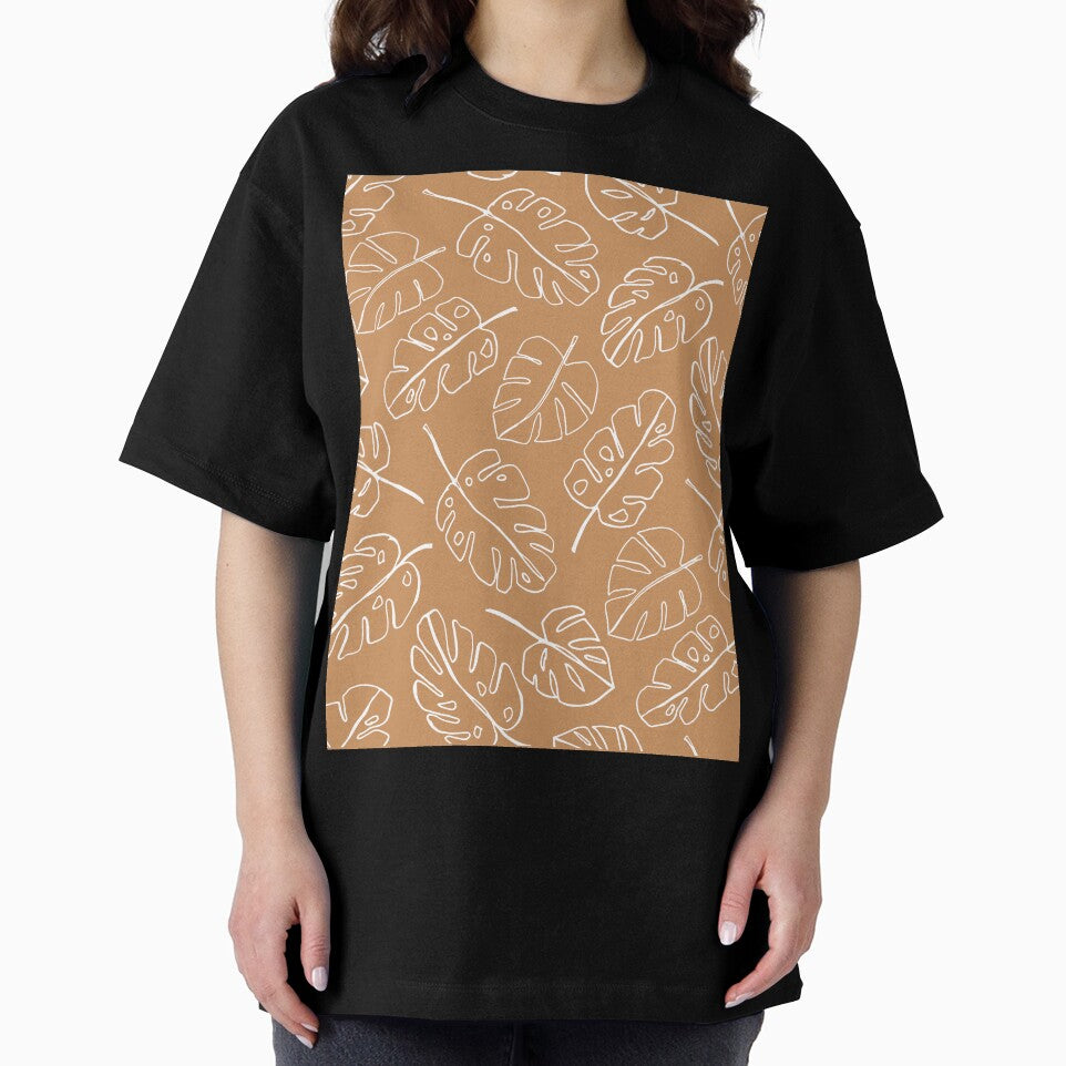 Minimalist Floral Leaf Pattern Earth Toned by SoloTravelerSt