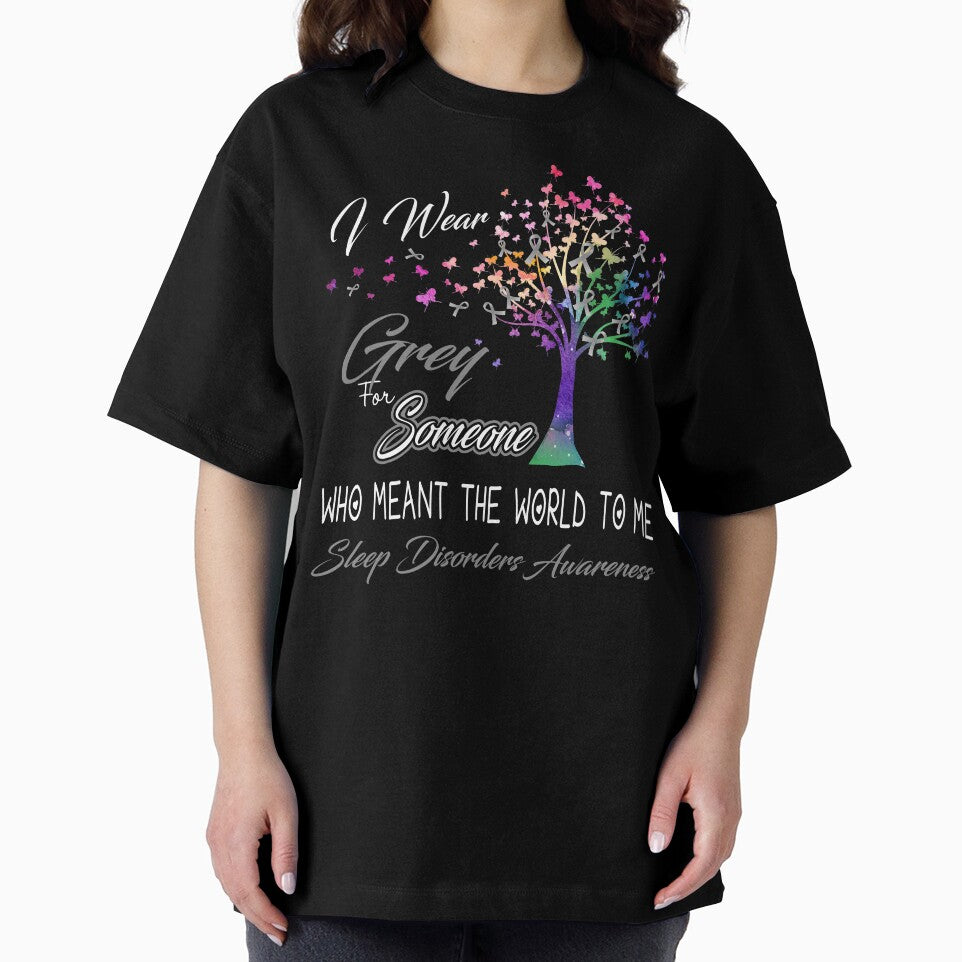 I Wear Grey For Someone Sleep Disorders Awareness by Gillosina