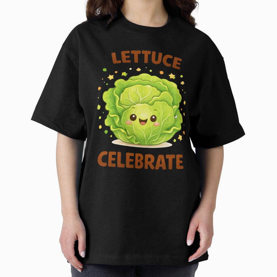 Lettuce Celebrate Cute Food Pun by Papier Atelier Art