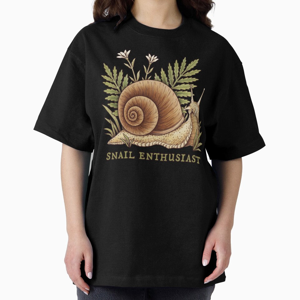 Funny Snail Enthusiast Goblincore Dark Academia Cottagecore Therian by Veymoth