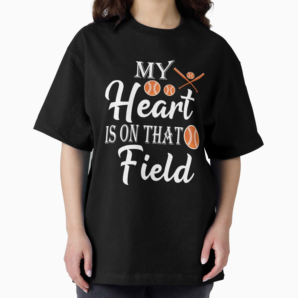 My Heart is on That Field Baseball - Softball Mom by andrewshih