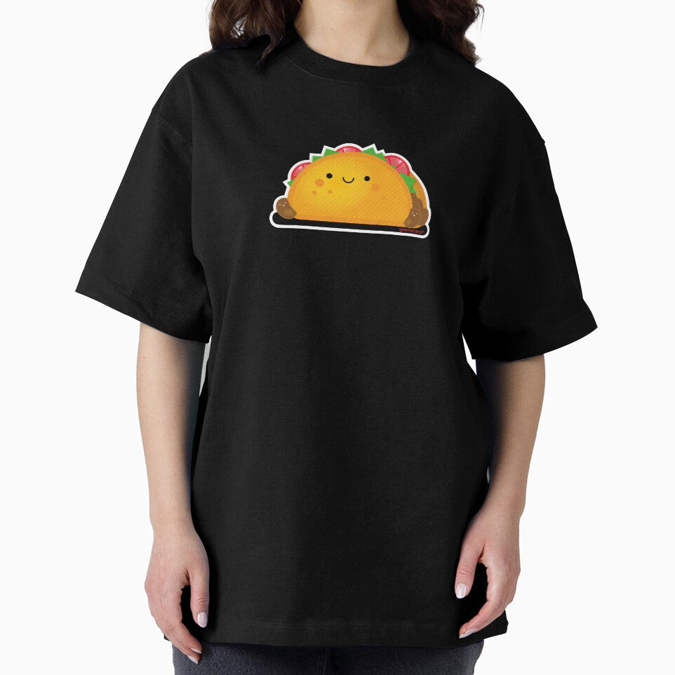 Vegetarian Taco and Smiling Beans Kawaii Taco Time by covetedcove