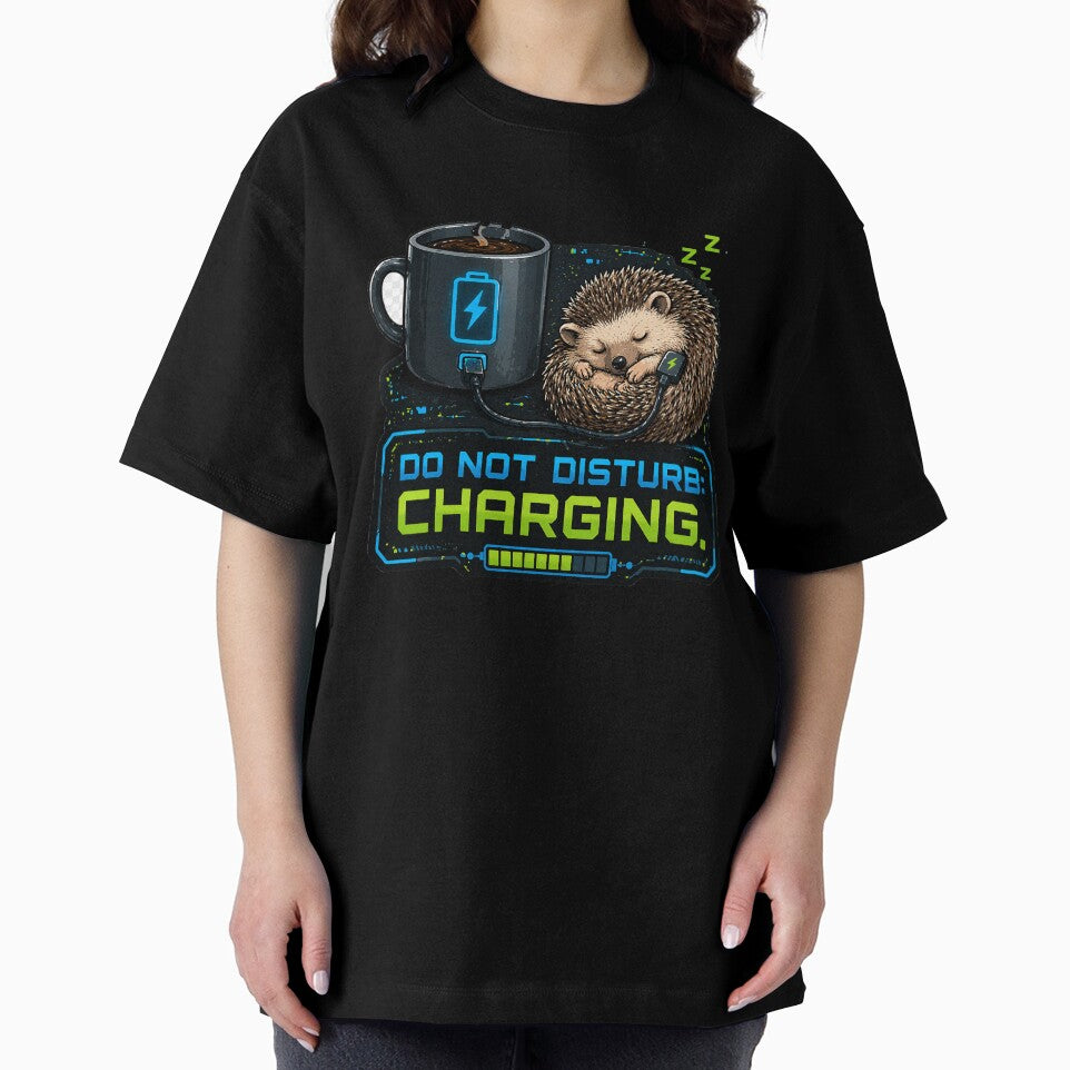 Hedgehog Do Not Disturb Charging Funny Introvert Gift by Gentlestate