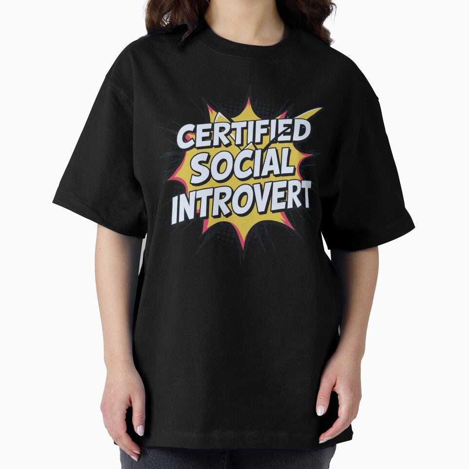 Certified Social Introvert - Relatable Quote by Vistone