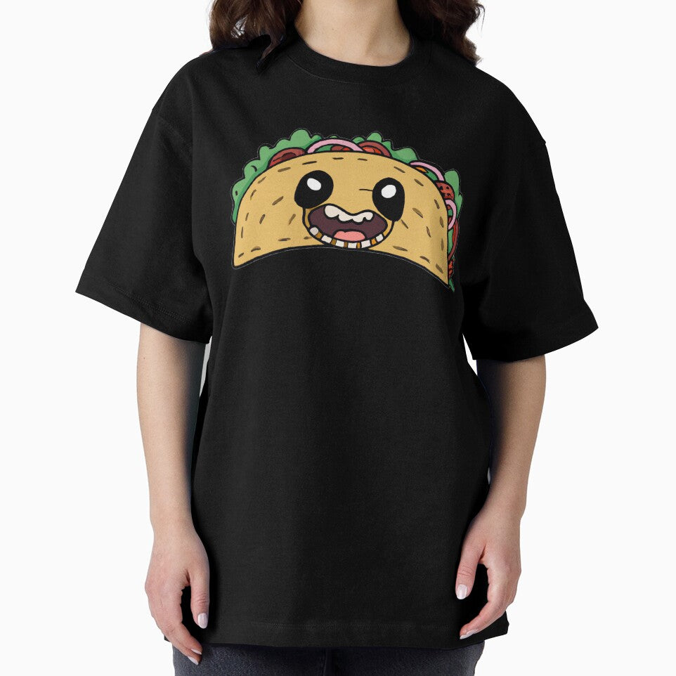 Creepy smiling taco face by winterswinner