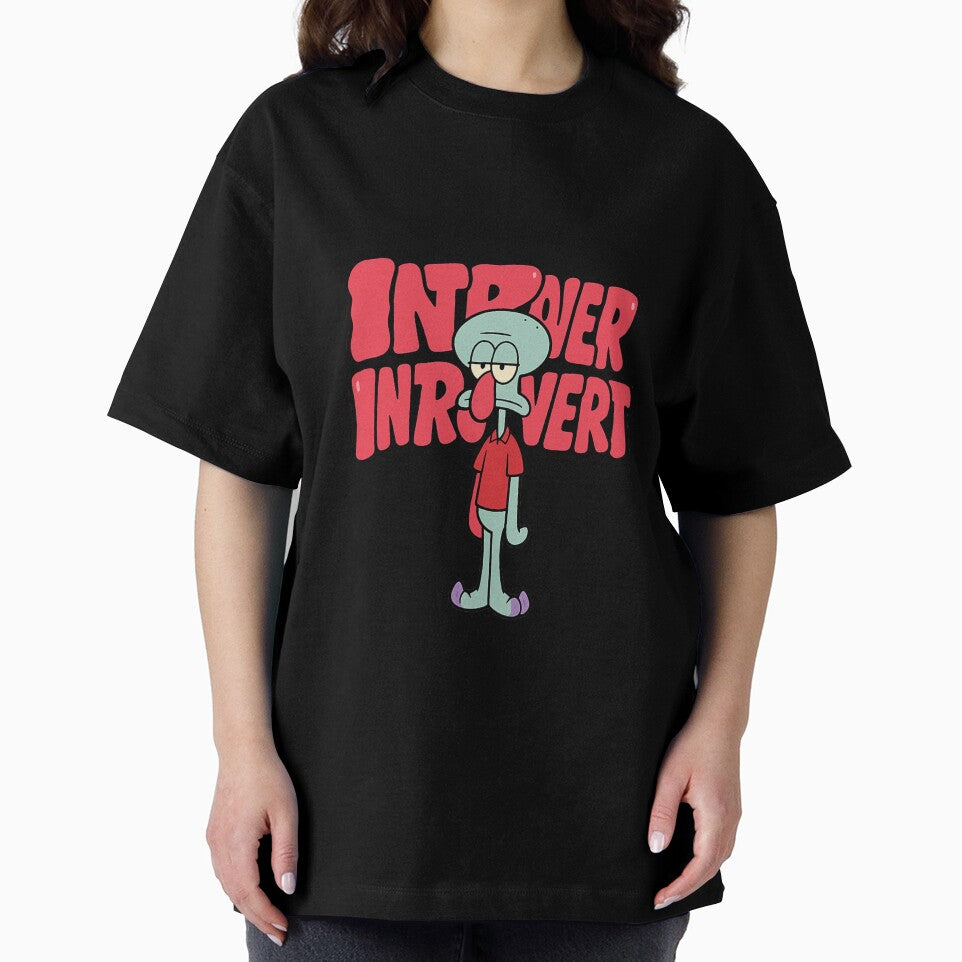 Social Introvert Cartoon Design – Relatable Introvert Humor Gift by Tohiddesign