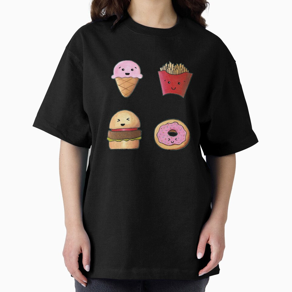 Kawaii Fast Food, Turquoise by christinaashman