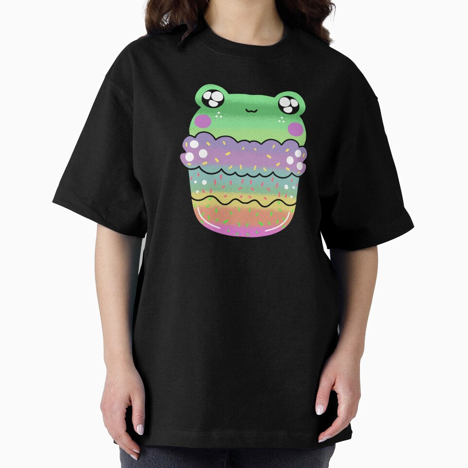 Cute kawaii frog chibi cake by Quacktails