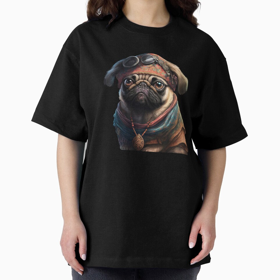 Festival pug by AnimalArtPhotos