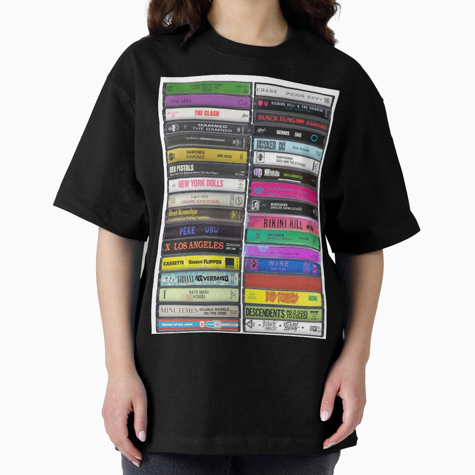 Greatest Punk Albums of All Time - Punk Cassette Print by Mr Mustard Prints