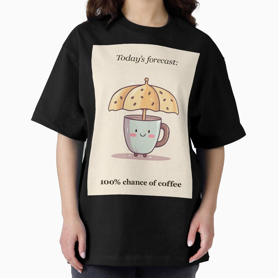 100% chance of coffee by Pinkbirdie