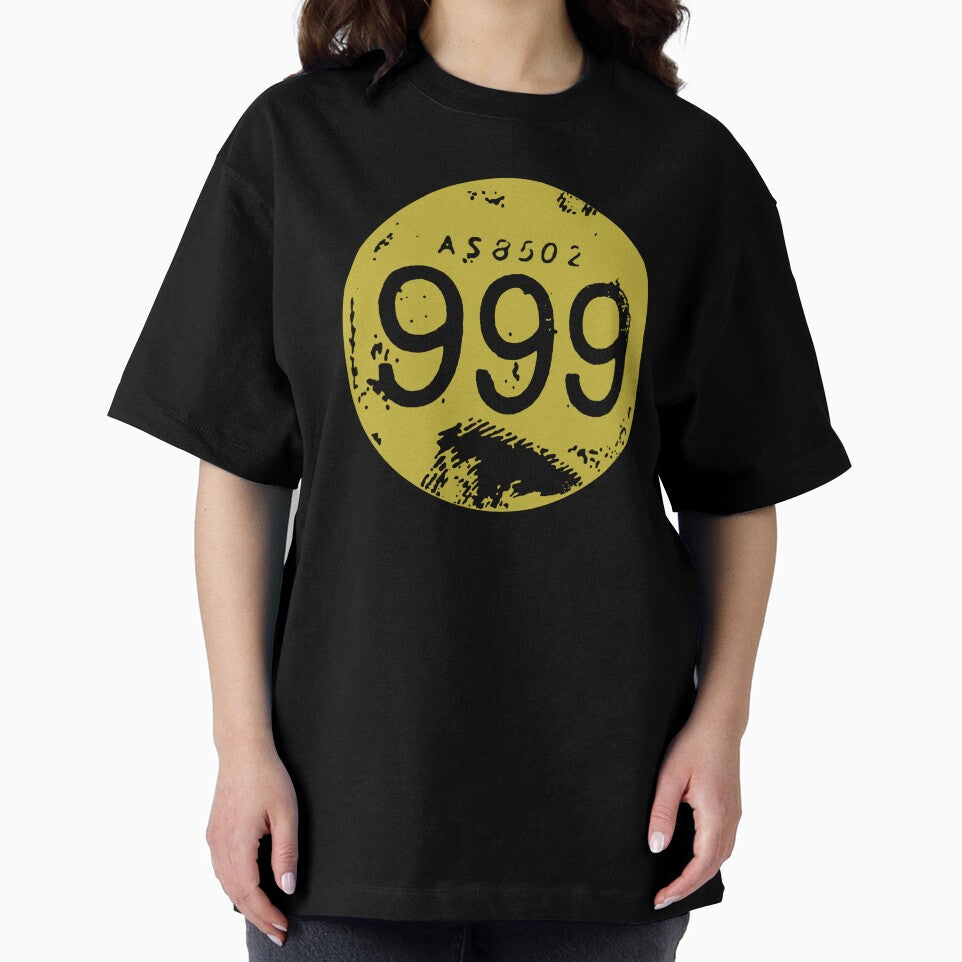 Vintage Style Retro British Punk Rock Nine Nine Nine 999 Gold Pop Art Graphic by wmxdesign