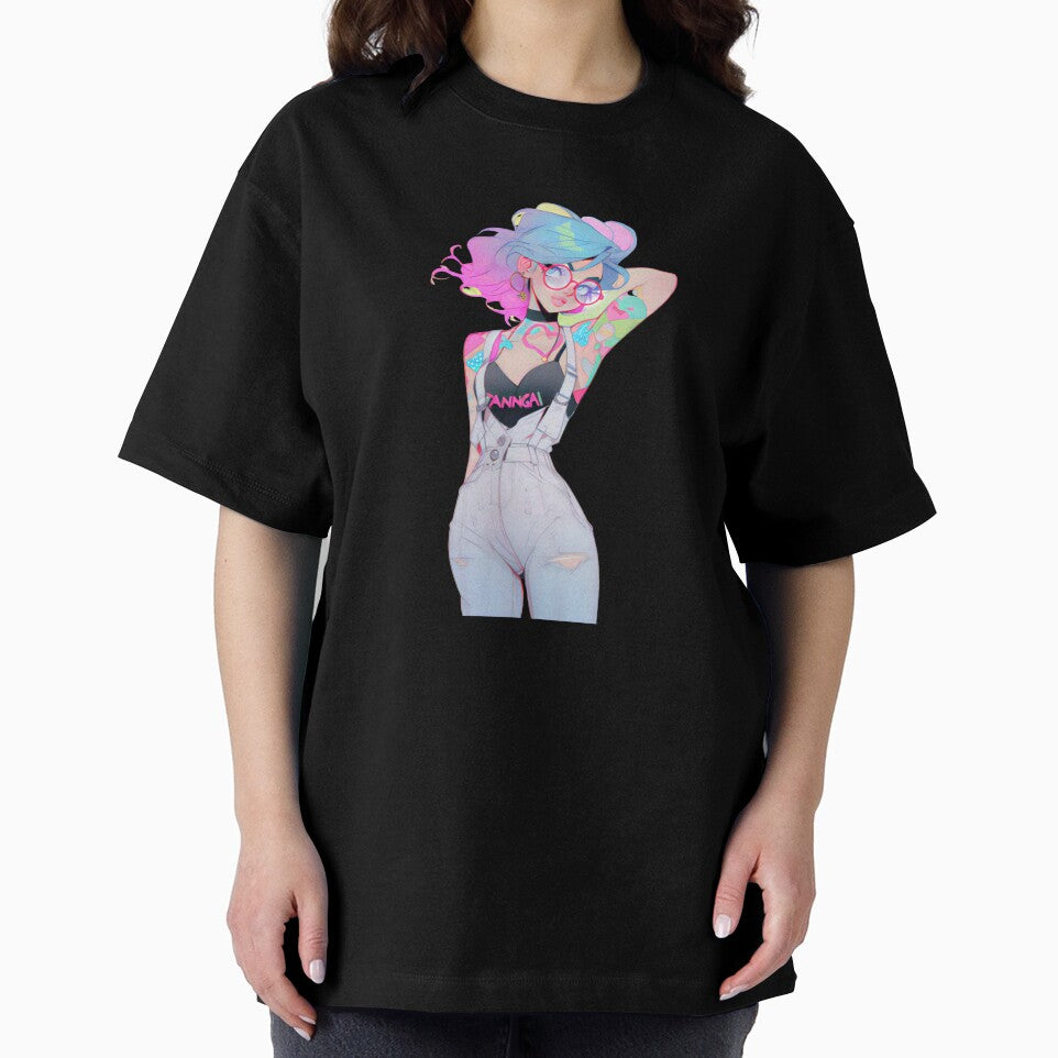 Pastel & Neon Kawaii Goth Girl Summer 001 by BoudiccaLondon