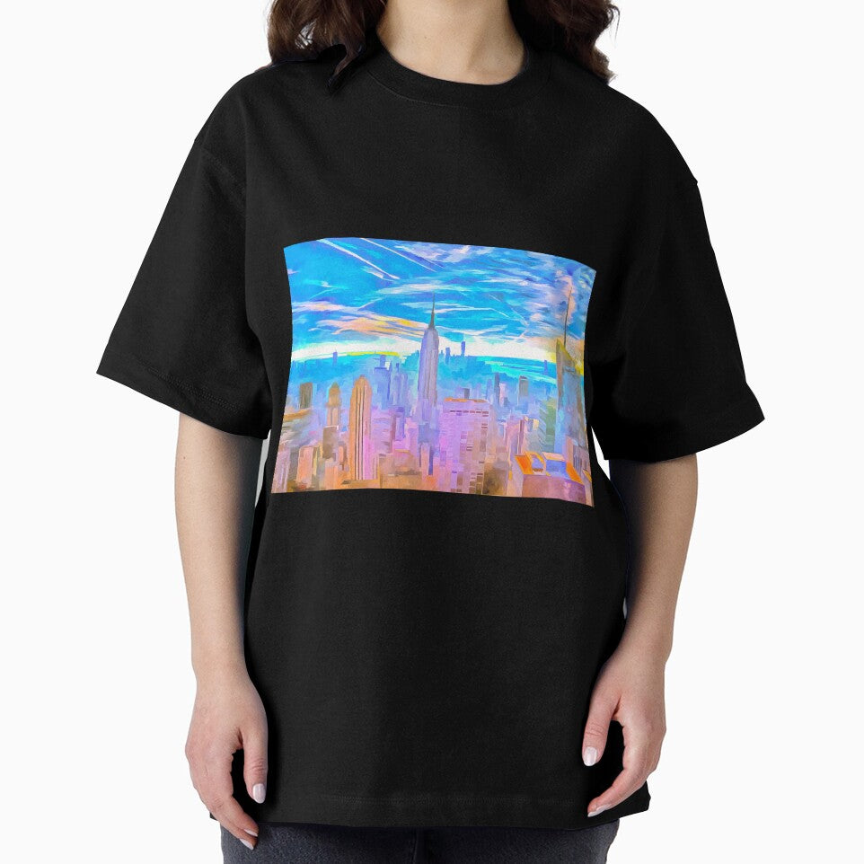 Manhattan Skyline Pop Art by bejacs
