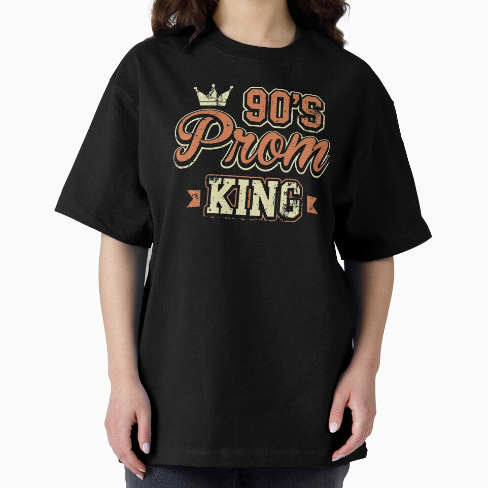90's Prom King Nineties Distressed Retro Style T-Shirt by James  L.