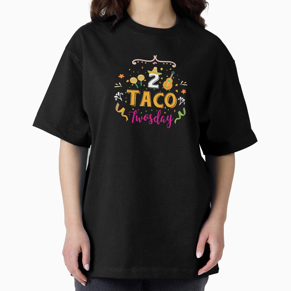 Tacos 2 Taco Twosday Sombrero Birthday Gift by haselshirt