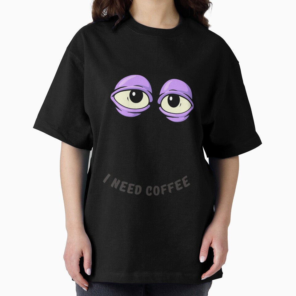 I Need Coffee | Bold Coffee Text Design by CraftedByAdil