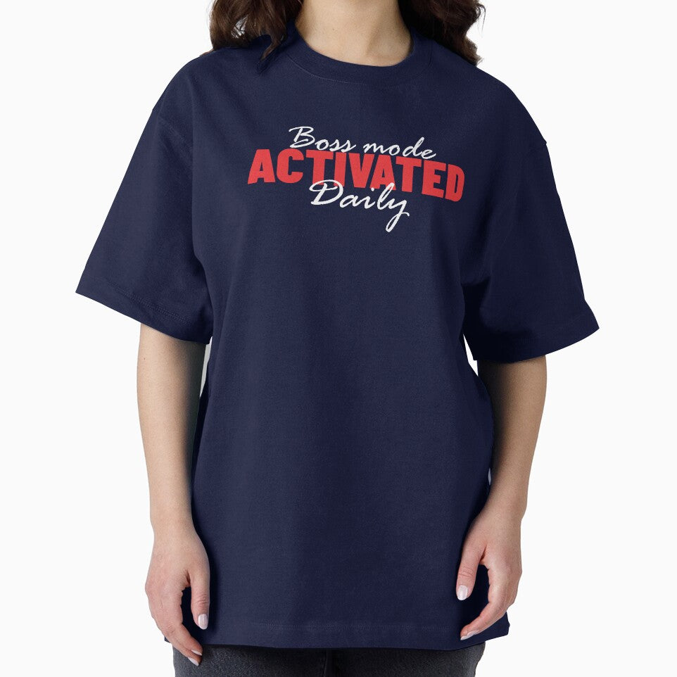 Boss Mode Activated – Daily Hustle Statement Tee by Nigflute