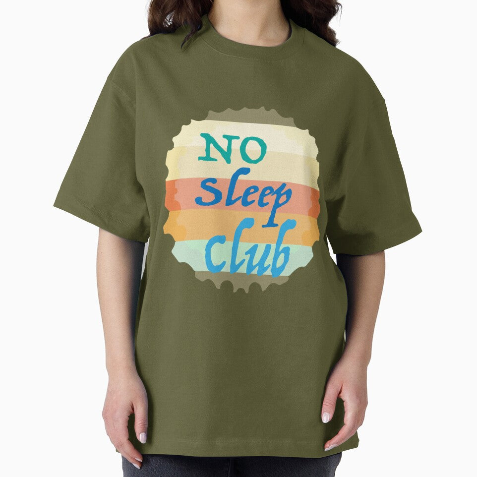 Women Men No Club Sleep Funny Design by AhoofeCLS