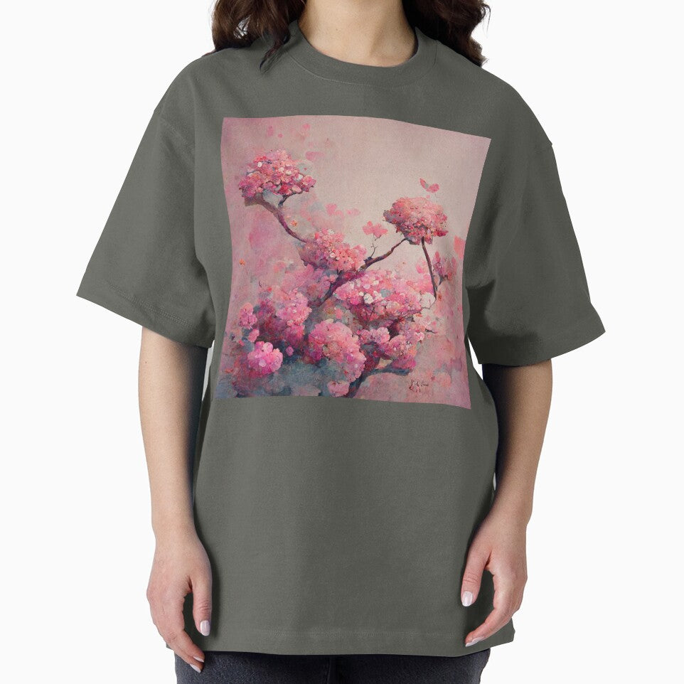 pink cotton branches by yayor