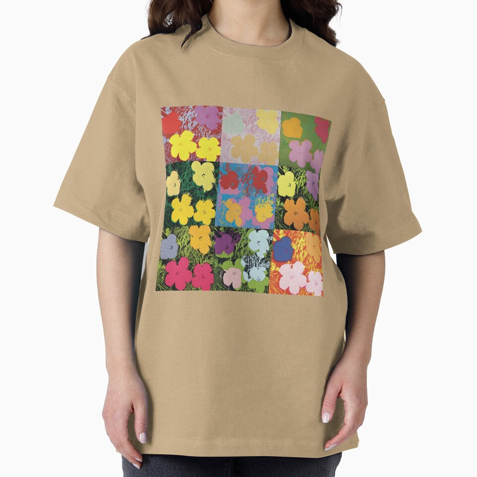 Flowerhol Warhol Prints Flowers 2 Pink, Yellow and Orange by Artone369