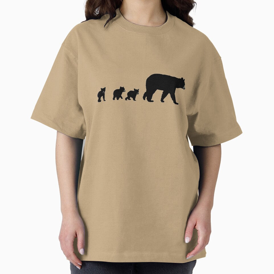 Mama Bear and her Cubs. by Art Landing