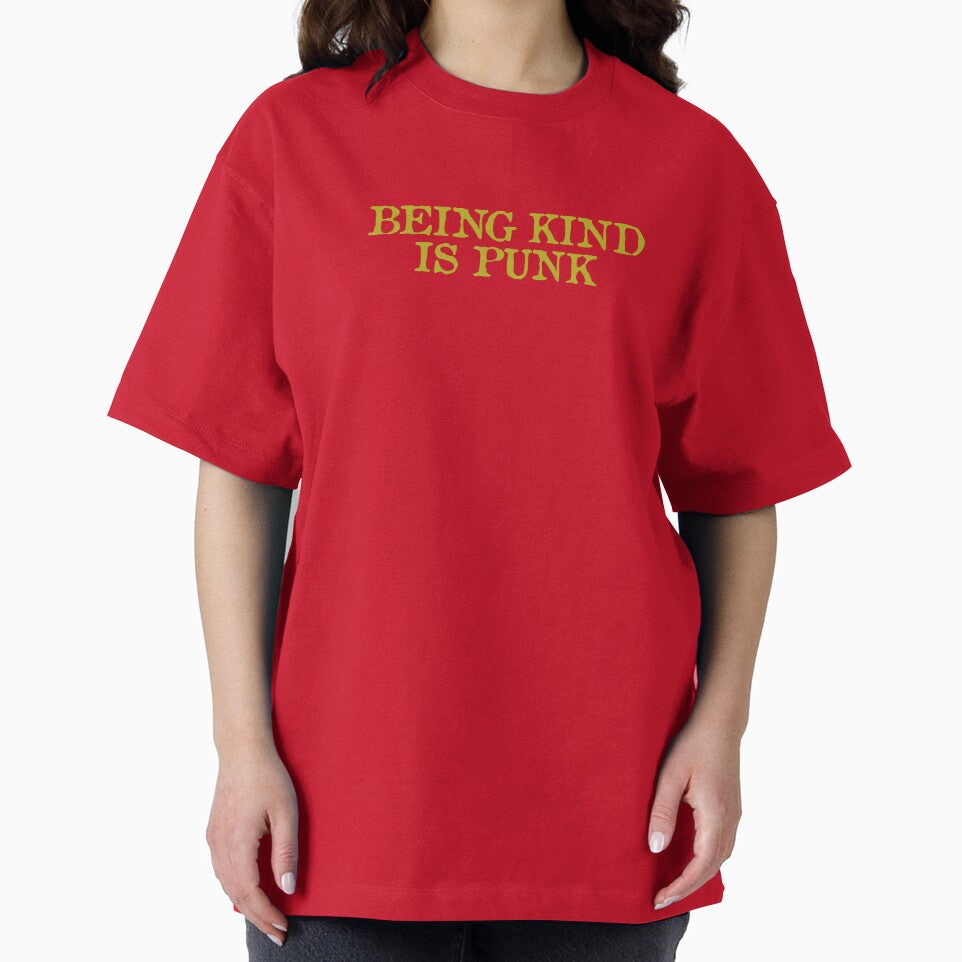 being kind is punk yellow by trinketgal
