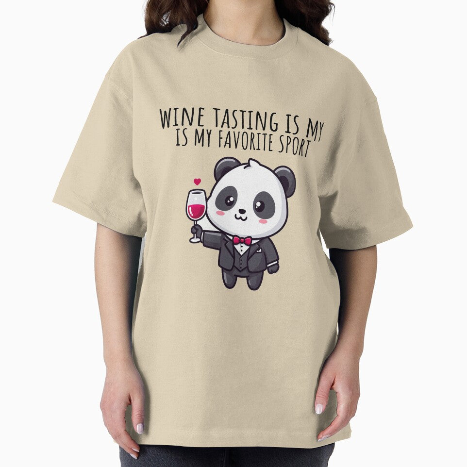 Wine Tasting Panda by LemuellTrends