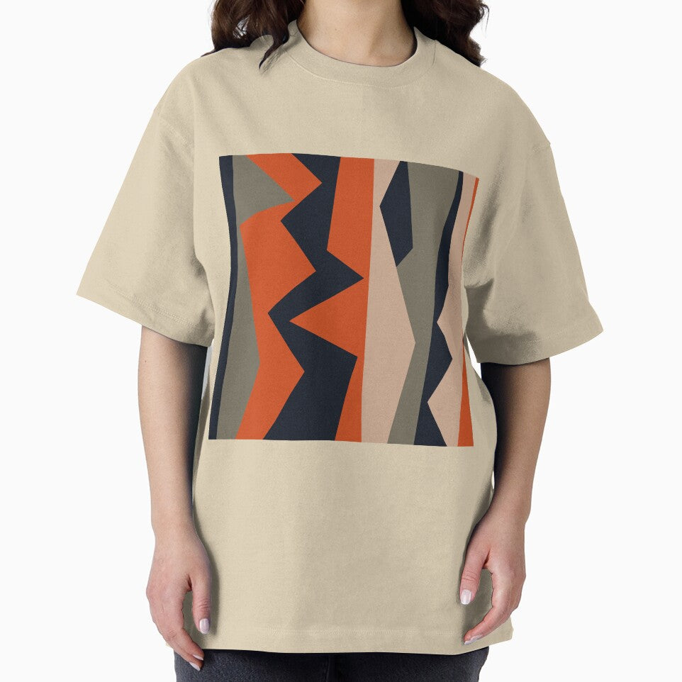 Geometric Submarine Pie in Red & Black by Rob Colvin