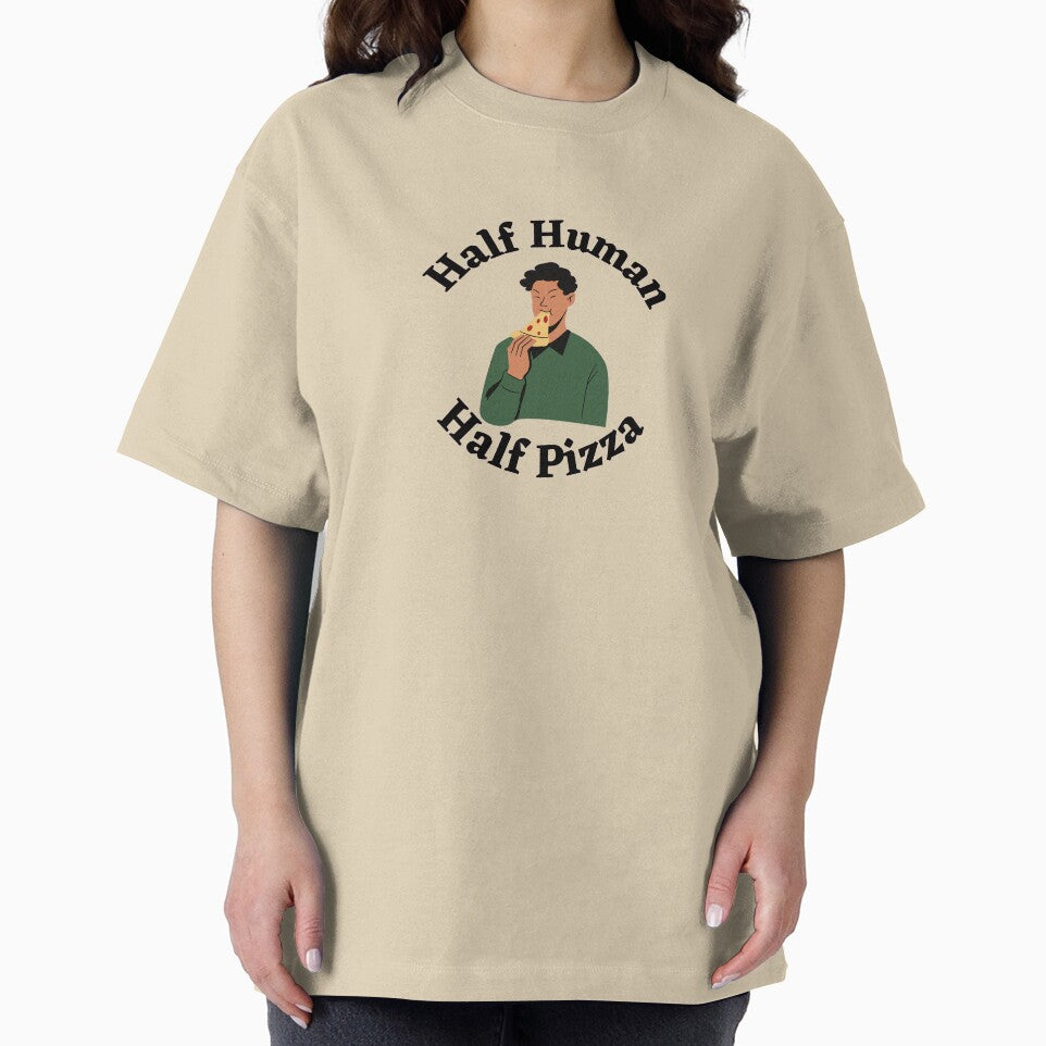 Half Human Half Pizza Man by tiredandbored