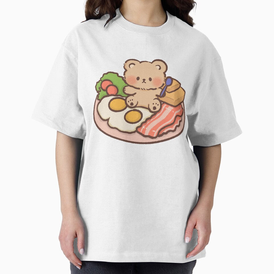 Cute Bear Breakfast Platter Illustration by NadirJArt