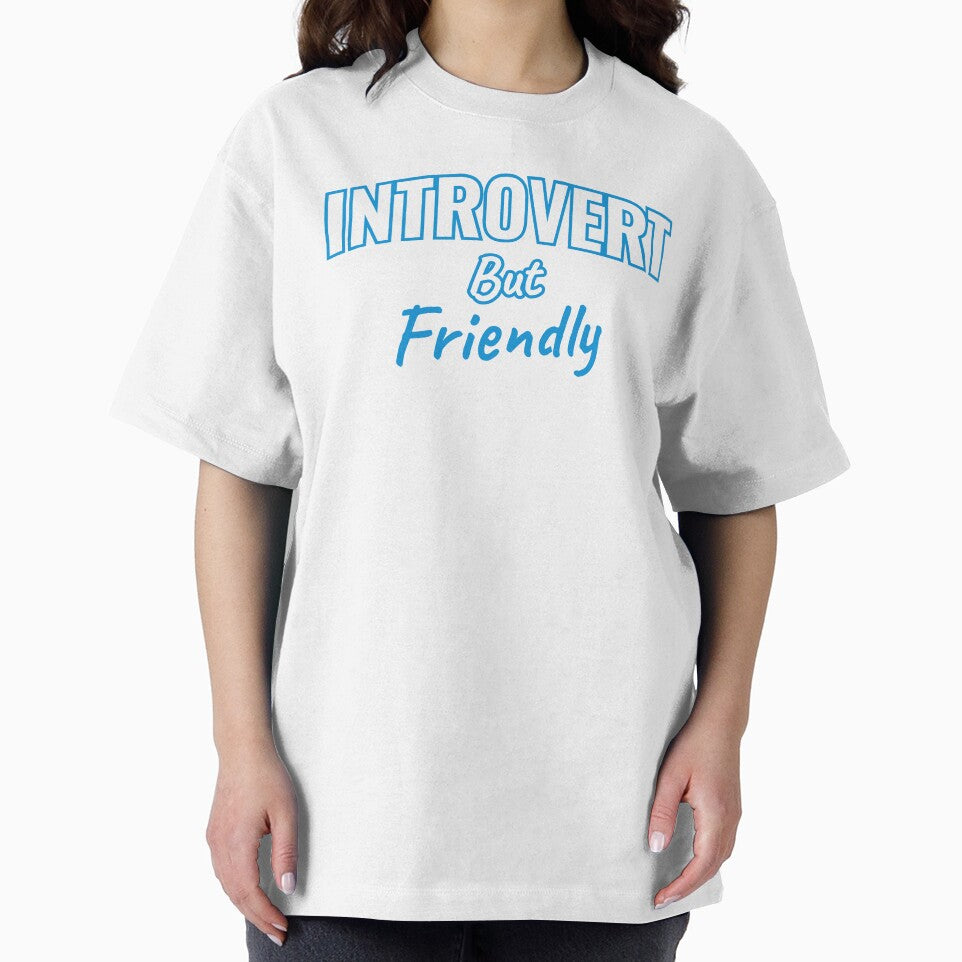 Introvert But Friendly Funny Introvert Humor Socially Awkward Meme Sticker by Nubrixa-Studio