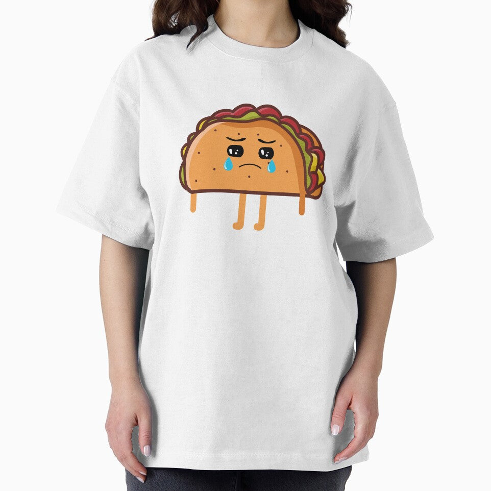 Kawaii sad taco by laatabiShirt