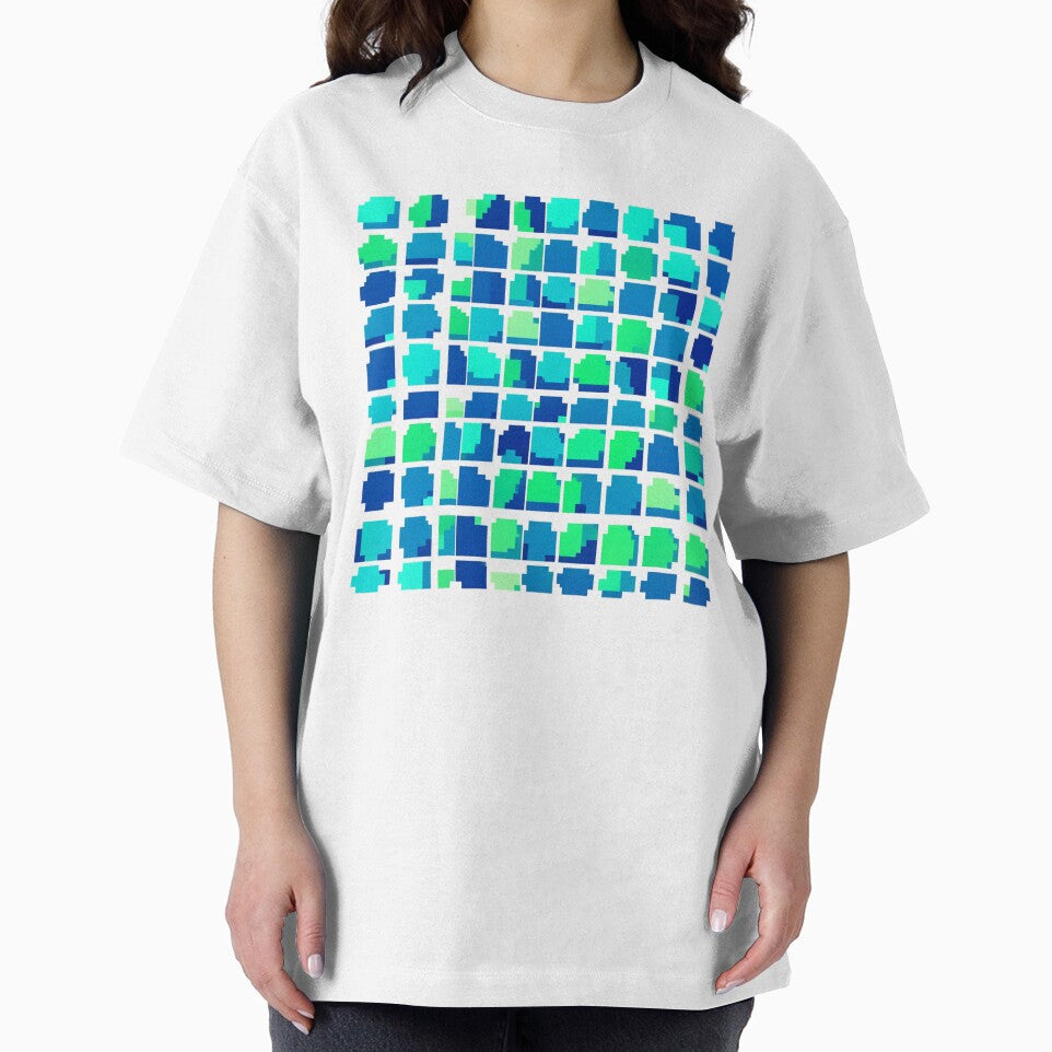 Retro Pixel Art Abstract Shapes by Bloomkept