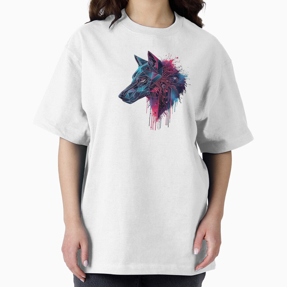 Geometric Wolf Head by garts