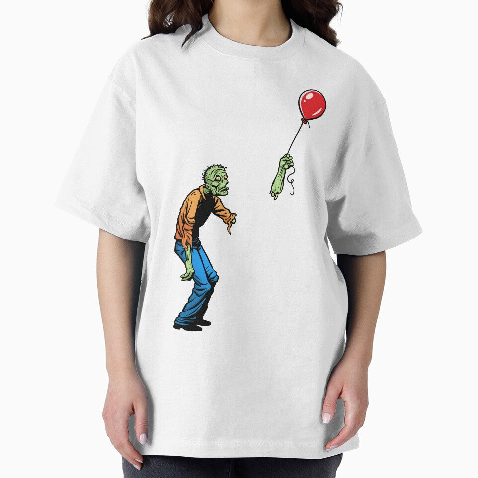 Sad Zombie with Balloon by AngelRobot