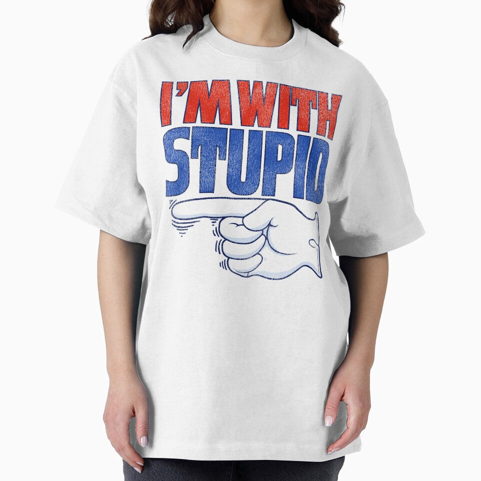 I'm With Stupid - Classic Vintage Design by ourkid