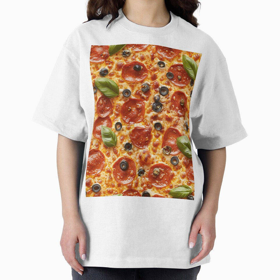 Seamless Pizza Pattern by GroovyRaffRaff