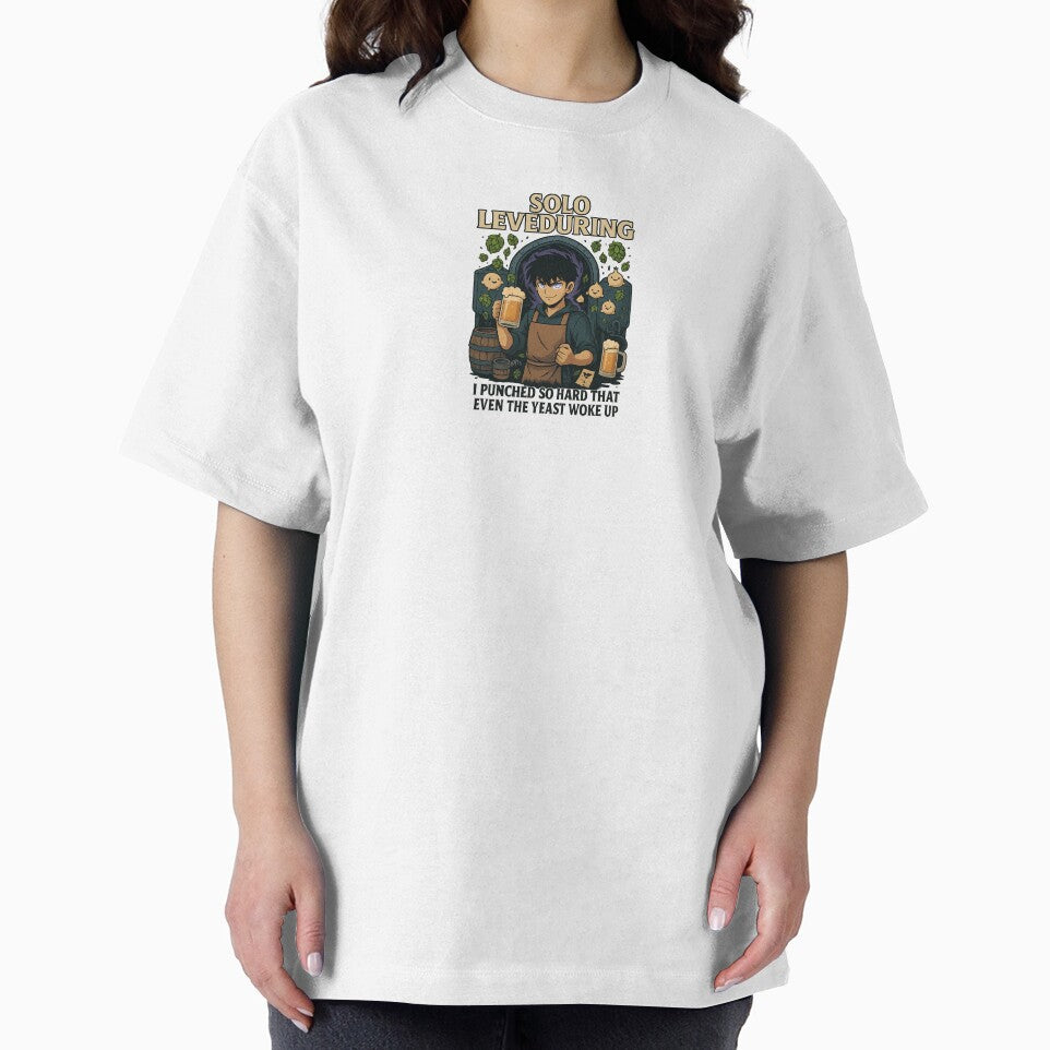 Solo Leveduring – Anime Beer Brewing Shirt | Craft Beer Geek & Yeast Humor Design by Hop in the Veins