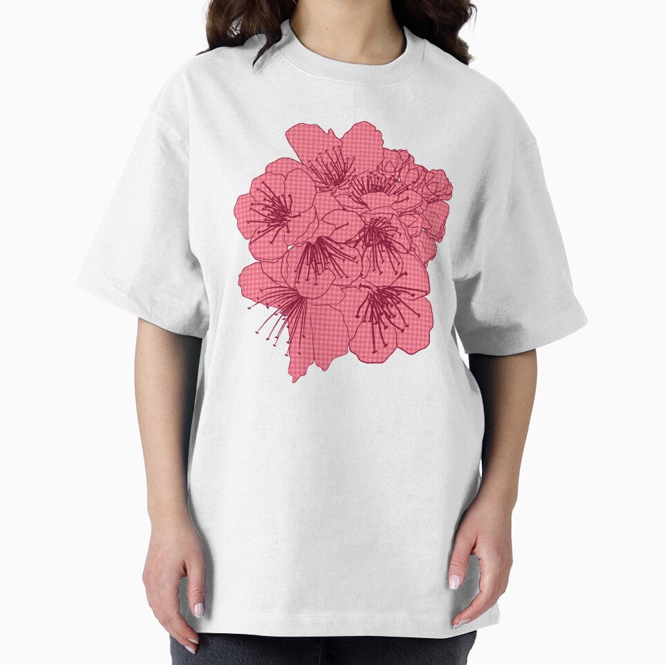 IsKe - Apricot Blossoms S'il Vous Plaid Oversized by IsadoreKennesi